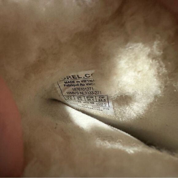 Sorel Tan Harlow Botties Size 7.5 - Picture 11 of 12